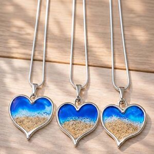 colgante “amar abierto” – corazón de mar
